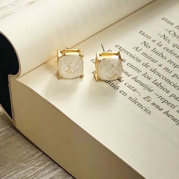 Alquimia Jewelry - NEW 3 FOR 35 WHITE AND GOLD OPAL EARRINGS